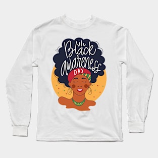 Black Awareness Day Long Sleeve T-Shirt